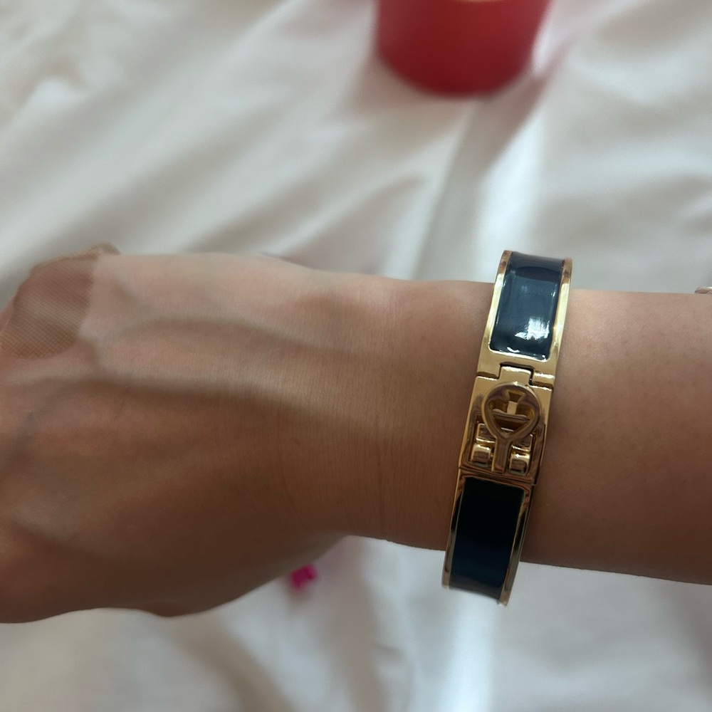 Kate Spade Navy Gold Bangle